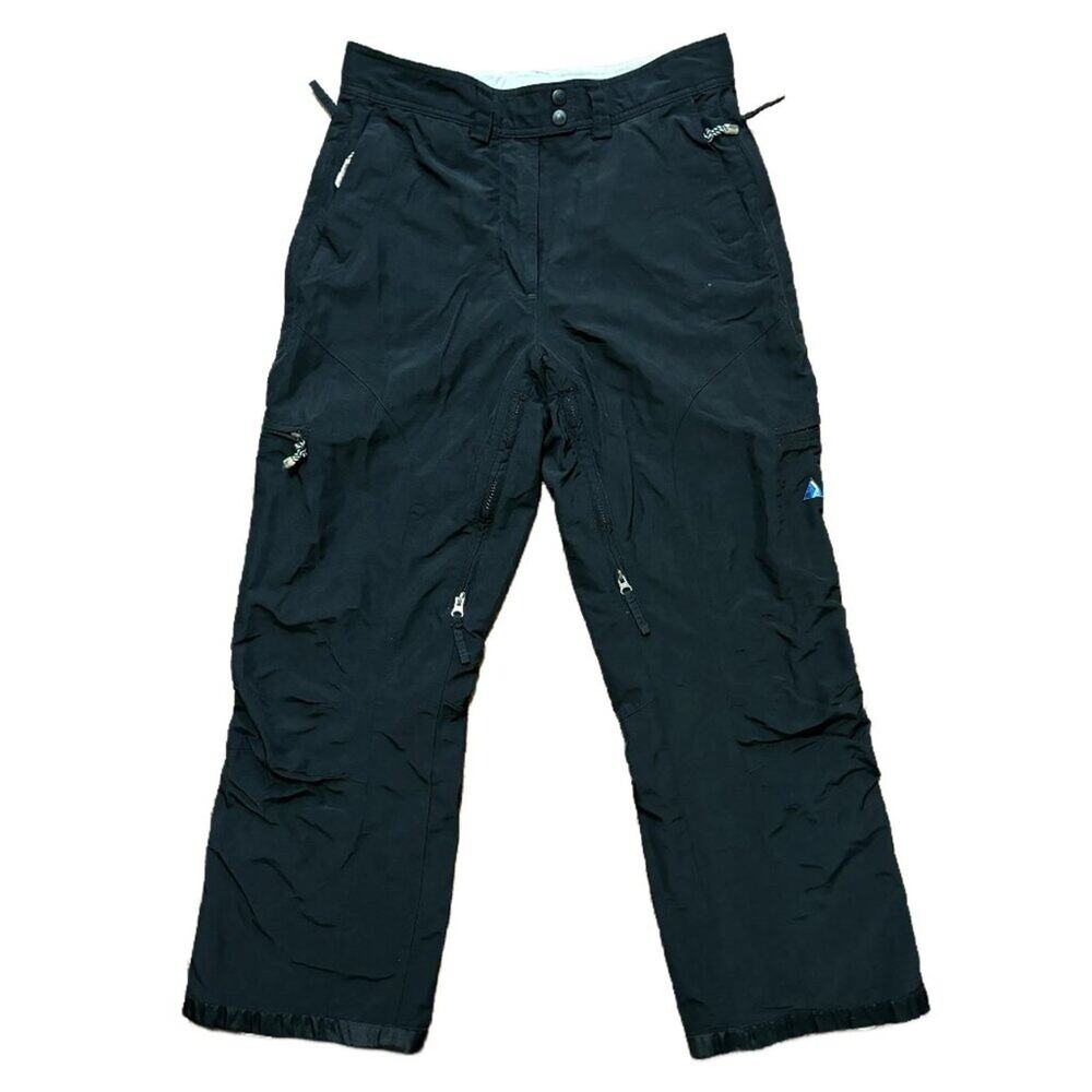 OXIDE Black Nylon Snow Pants  Ski Snowboard Sled  SZ M